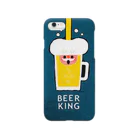 nachiccoのBEER KING（ビールの王様） スマホケース