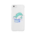 Big MouthのFunny dolphin Smartphone Case