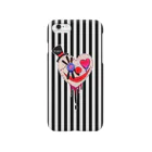 1616  -ｲﾁﾛｸｲﾁﾛｸ-の心ピエロちゃん(STRIPE) Smartphone Case