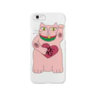 JIBARIMA雑貨のピンクの招き猫 Smartphone Case