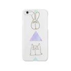 lapin(ラパン)のしろめうさぎ&ねこ Smartphone Case