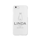 LINDAのネコ "LINDA" スマホケース