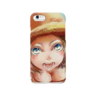 憩い場の帽子の女の子 Smartphone Case