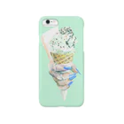 loveydovey_kteのチョコミントアイスどうぞ Smartphone Case