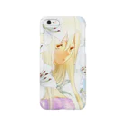 モノクロの花と少女 Smartphone Case