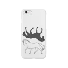 SWのBlack and White Smartphone Case