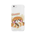 ザ・ワタナバッフルの大耳のレッサーパンダ "Sleepy" スマホケース