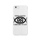 AURA_HYSTERICAのMISKATONIC LIBRARY STAFF スマホケース