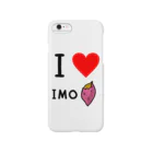 mame&coのI LOVE IMOスマホケース Smartphone Case