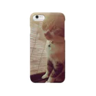 猫充商店の夕日が眩しいぜ　くり Smartphone Case