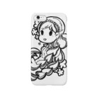 たぬきのおふとんの髪の毛の長い女の子 Smartphone Case