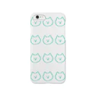 ぷよ子の笑い猫(グリーン) Smartphone Case