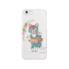 yummy.toy boxの青ねこちゃんのお買い物 Smartphone Case