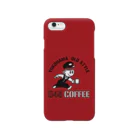 045COFFEE YOKOHAMAの045COFFEE A ダークレッド Smartphone Case