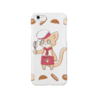 sutaの猫ショップの猫のパン屋さん Smartphone Case