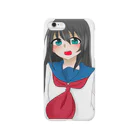 氷竜の黒髪ロングの女の子 Smartphone Case