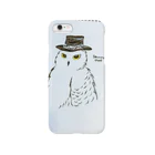 理央っだっつの。のsnowy owl スマホケース