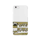 androgyneのLOVE PUG BORDER Smartphone Case