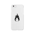 runaanurのBlack FIRE Smartphone Case