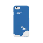 ブルタバ・デザインの飛行機【青】 Smartphone Case
