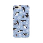 123izmのペンギン（青） Smartphone Case