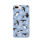 123izmのペンギン（青） Smartphone Case