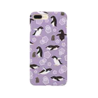 123izmのペンギン（紫） Smartphone Case