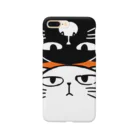 猫郎雑貨店の【猫郎雑貨店】モノクロ猫ズのA＆N Smartphone Case