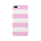 inazuma.co.jpのBorder Stripe (Pink) スマホケース