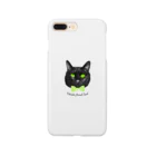 高崎アニマルランドの蝶ネクタイ黒猫 Smartphone Case