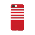 例のショップの例のボーダー（赤） Smartphone Case