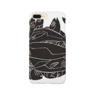 megumiillustrationのAJI Black Smartphone Case