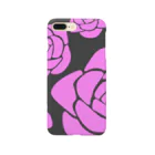 BeckyのRose 黒×ピンク Smartphone Case