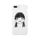 きゅーちゃんのグッズの黒髪Girl Smartphone Case