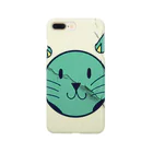 グリマンさんの工房の割れちゃう穴から猫 Smartphone Case