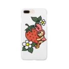 きゃらめる屋のstrawberry white Smartphone Case