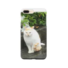 うどんやさんの雨とのらねこと花 Smartphone Case