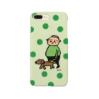 RiraRiraはんこのちっちゃいおじさん岩井係長の散歩　水玉バージョン Smartphone Case