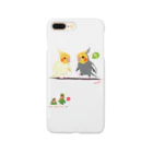 LittleLoroのどノーマルオカメインコとルチノーちょいわき 0350 Smartphone Case