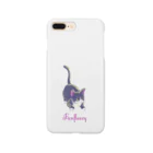 Fanfleecyのmeow meow(black cat) スマホケース