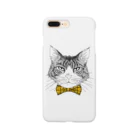 はねまる ショップのCharlie the  Cat(黄リボン) Smartphone Case