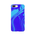 pのGLSL_marble_blue Smartphone Case