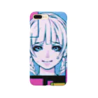 めぐ。の泣き笑いの三つ編み美少女（昔のテレビっぽい加工あり） Smartphone Case