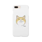 micle-ミクレ-のほほえみ猫　スマートフォンケース（トラ／茶） Smartphone Case