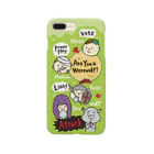 大阪人狼ラボのかわいい人狼くん白置きグリーン Smartphone Case