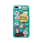 大阪人狼ラボのゆるかわ人狼くん名推理ブルー Smartphone Case