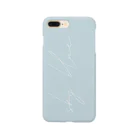 ppp plage ..の《名入れ可》くすみcolor  Sky blue  by ppp.. Smartphone Case