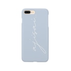 ppp plage ..の《名入れ可》くすみcolor  ajisai  by ppp.. Smartphone Case