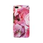 ♡Hearty flowers♡のRose (pink) スマホケース