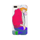 🈂️。 の風船ガム男子(白) Smartphone Case